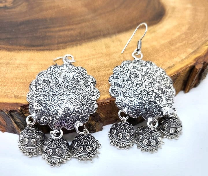 German Silver Earrings Get Extra 10% Discount on All Prepaid Transacti –  Dailybuyys